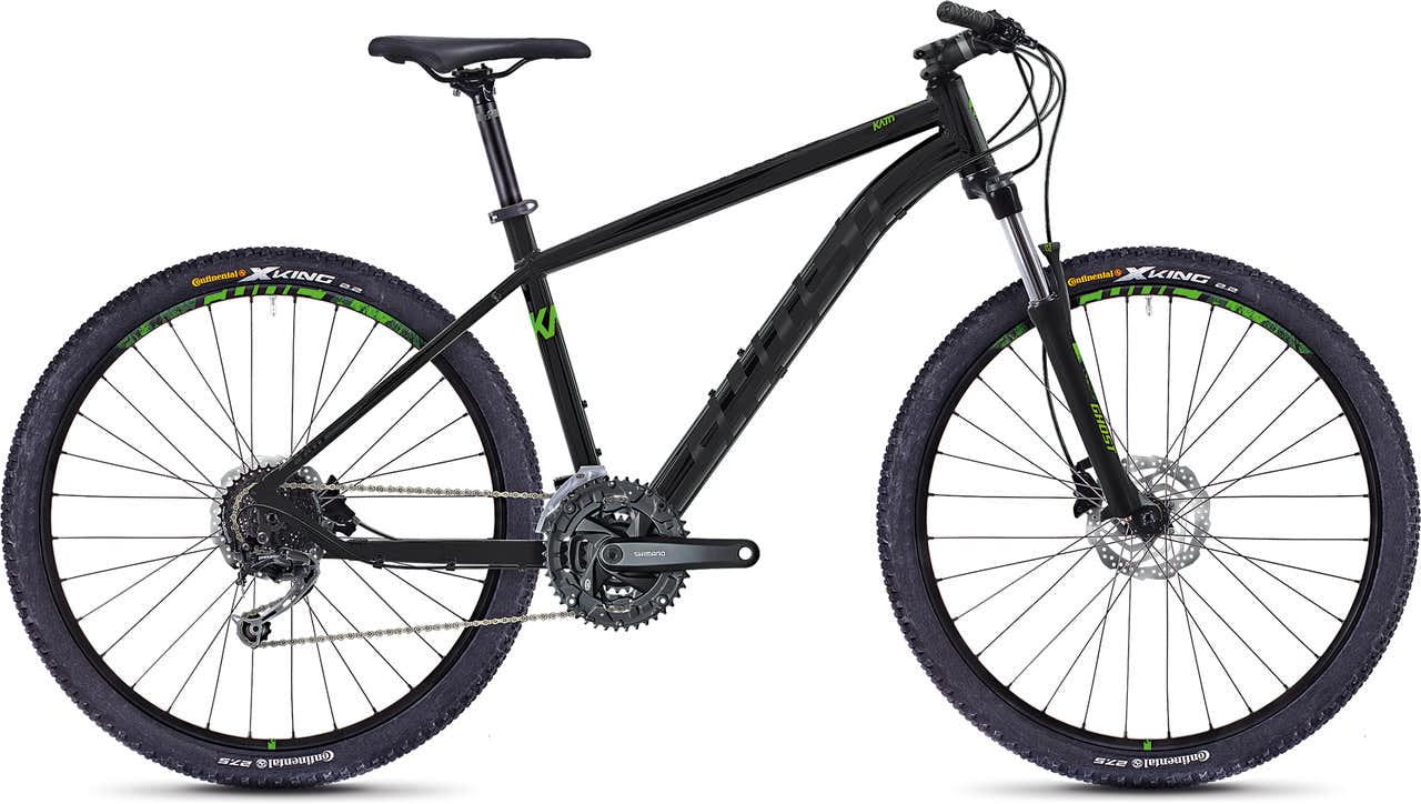 Kato 4 27.5" Bicycle Black/Neon Green