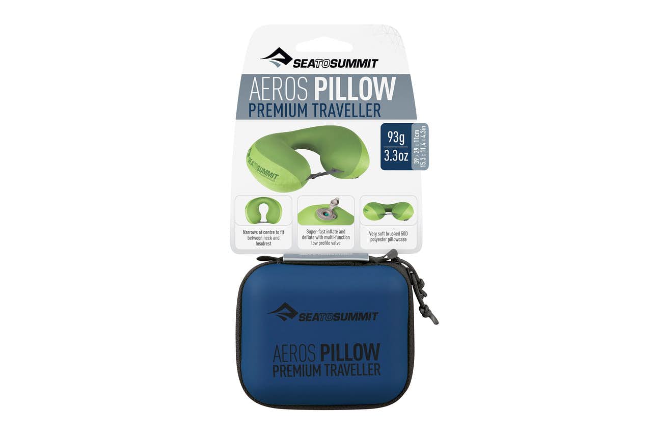 Aeros Premium Traveller Pillow Navy Blue