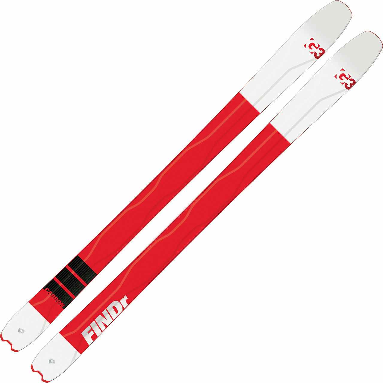 FINDr 102 Skis Red