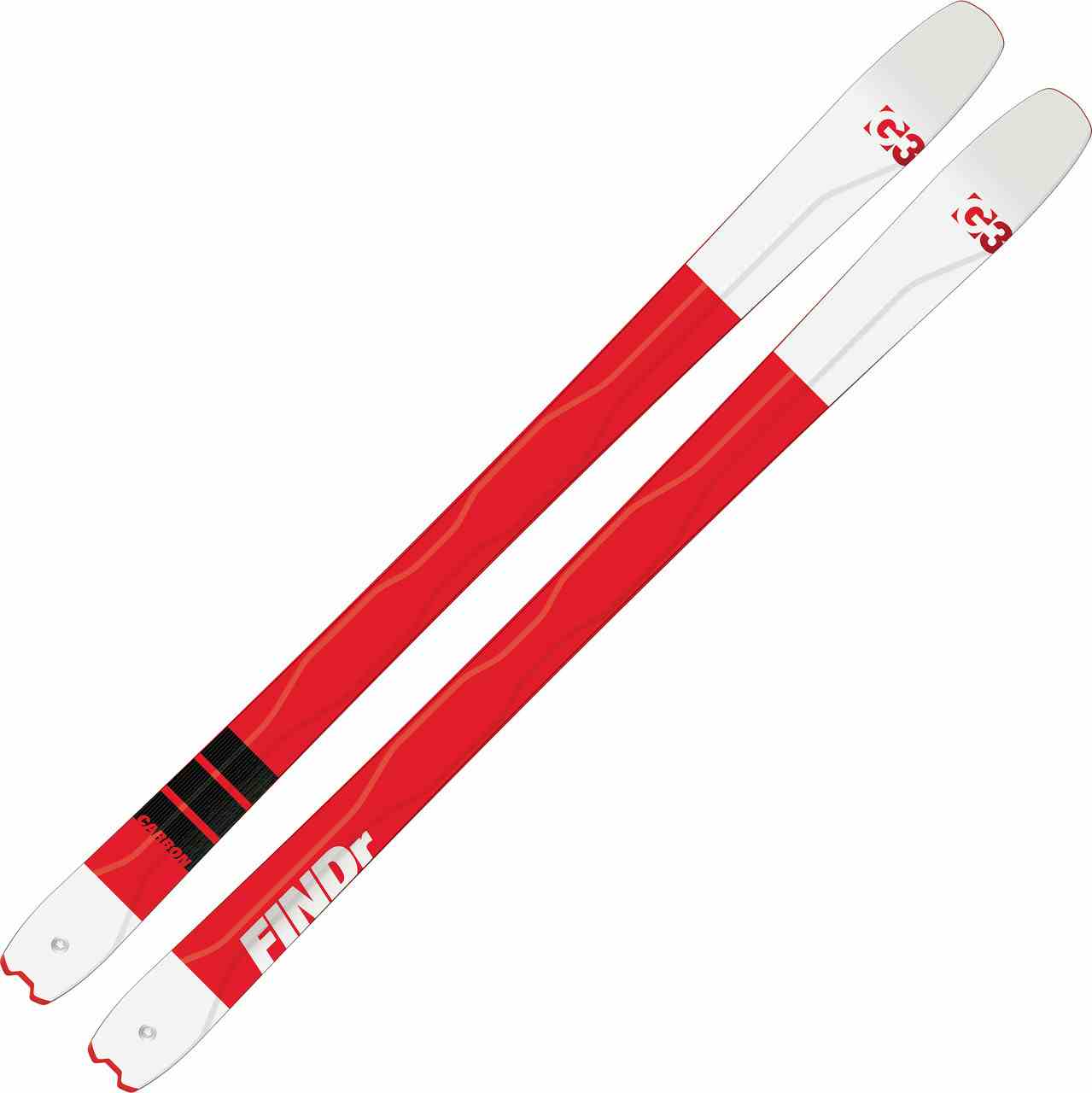 FINDr 94 Skis Red