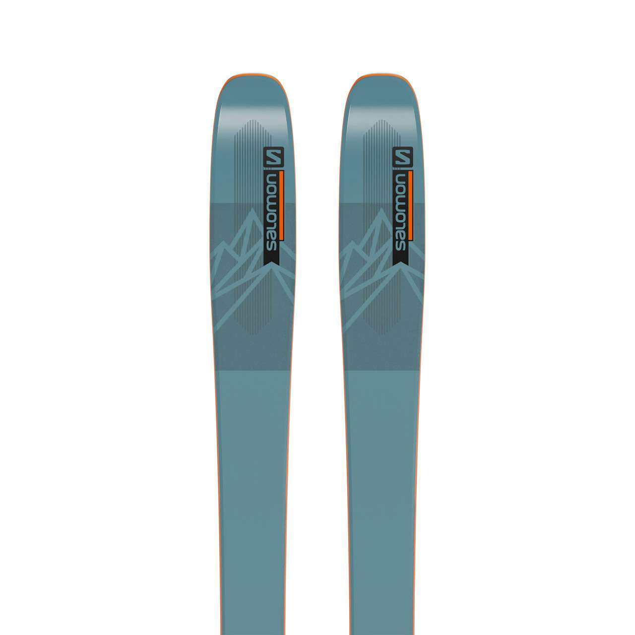 QST 98 Skis Blue/Orange