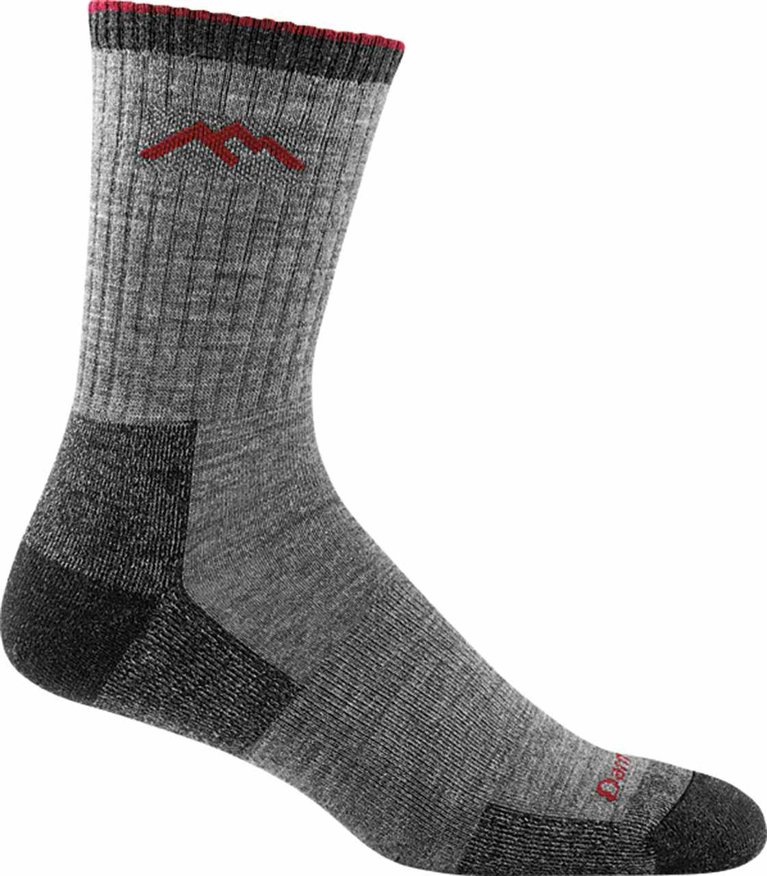 Hiker Midweight  with Cushion Micro Crew Socks Charcoal