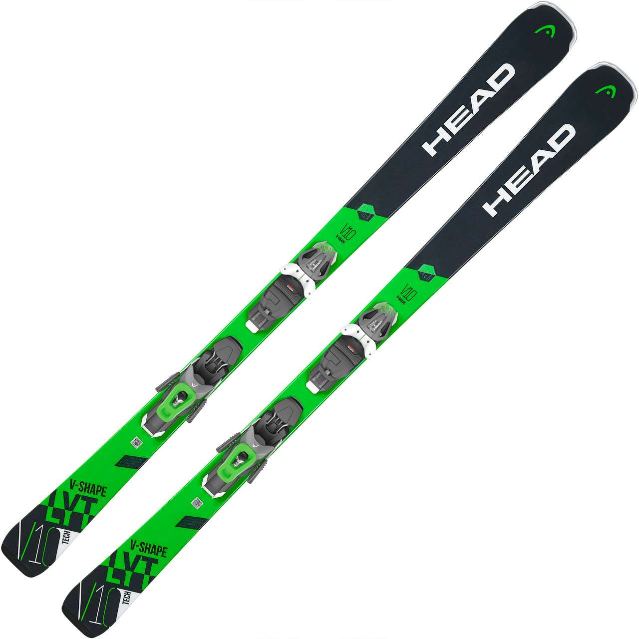 Skis V-Shape V10 avec fixations NO_COLOUR