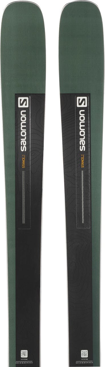 Stance 90 Skis Dark Green/Black