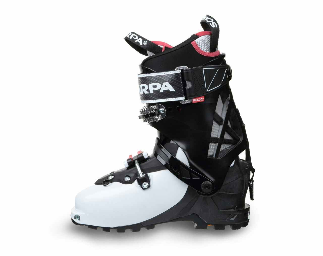 Bottes de ski Gea RS Blanc/Noir/Rouge chaud
