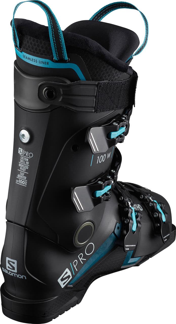 S/Pro 100 Ski Boots Black/Morrocan Blue