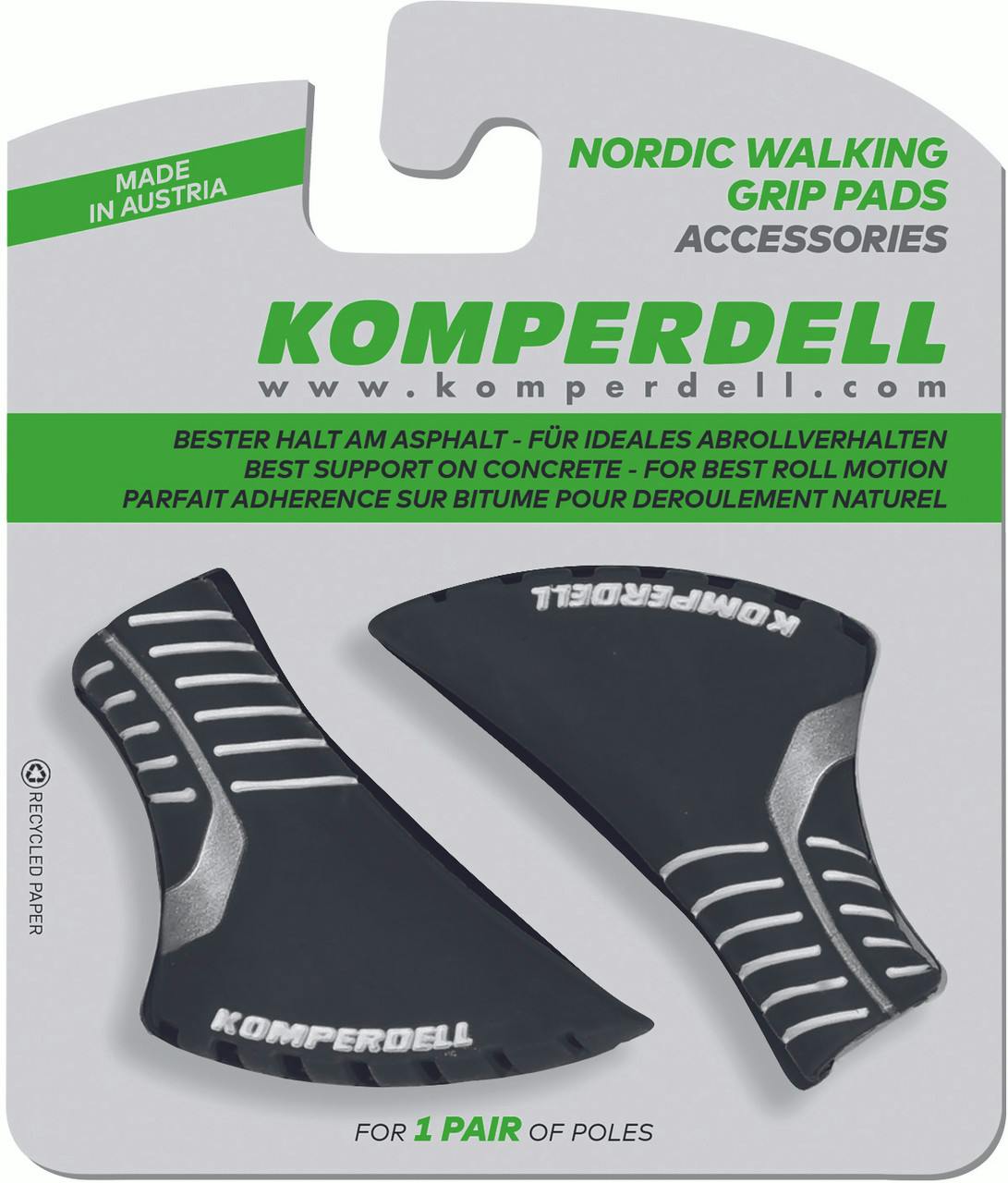 Nordic Walking Pads Black/Silver