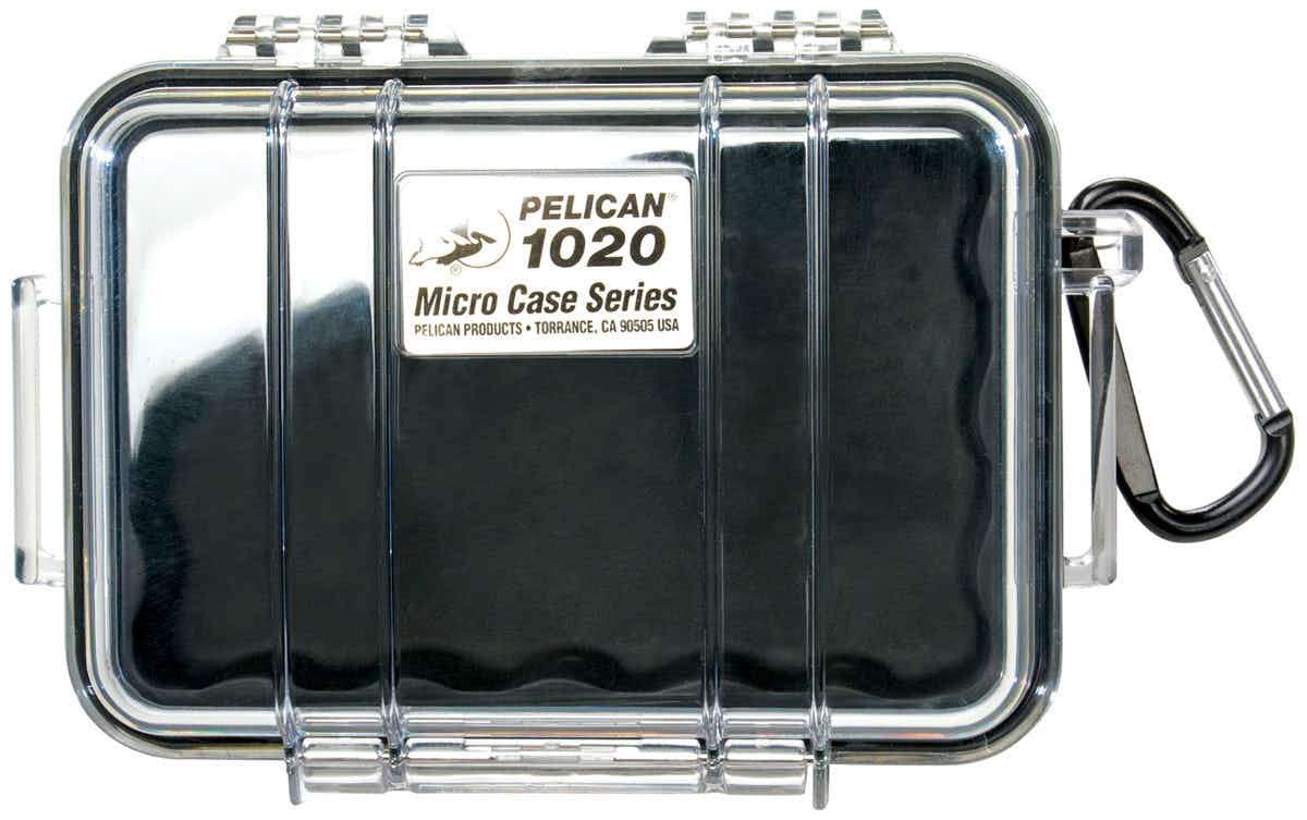 1020 Micro Case Transparent Black