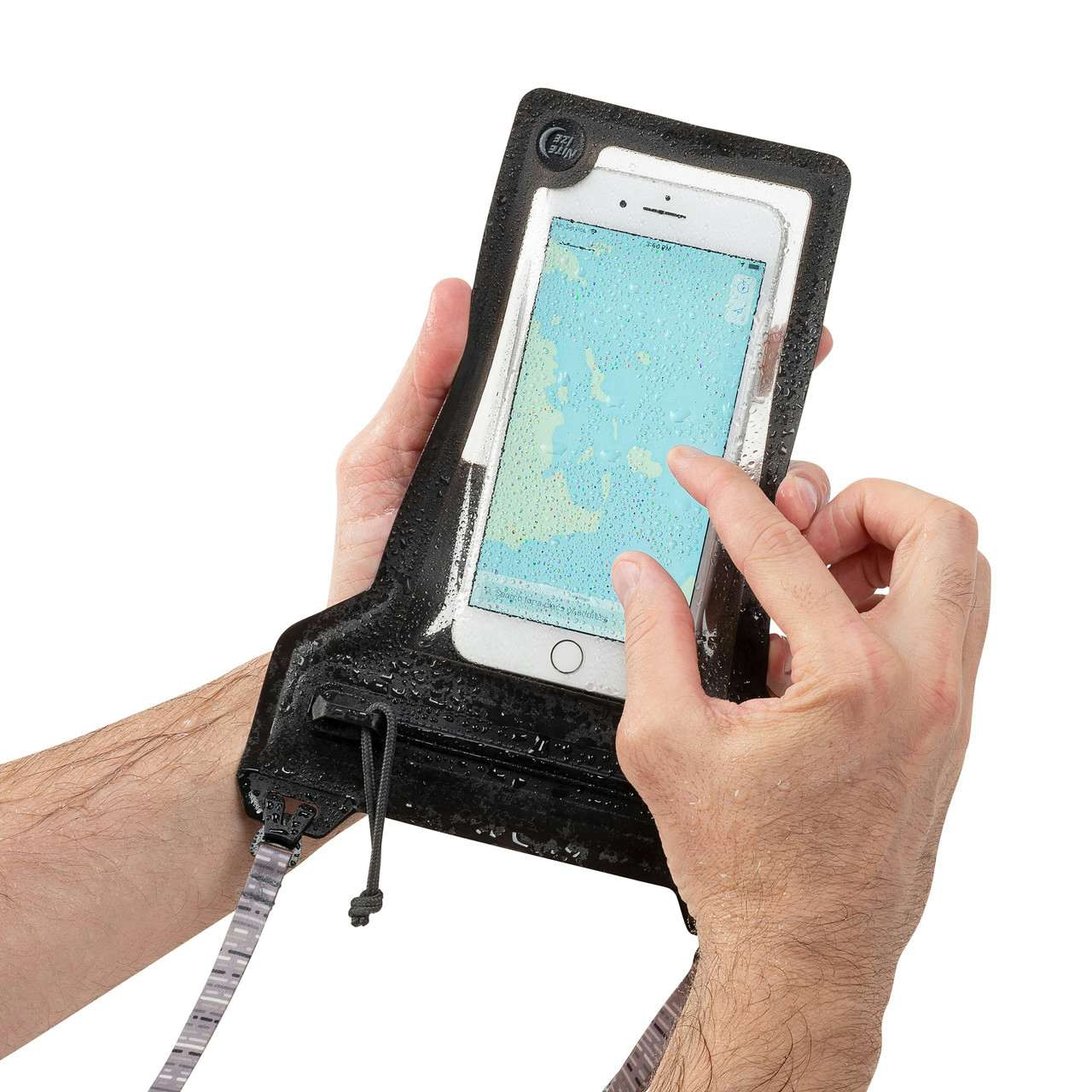 RunOff Waterproof Phone Pouch Charcoal