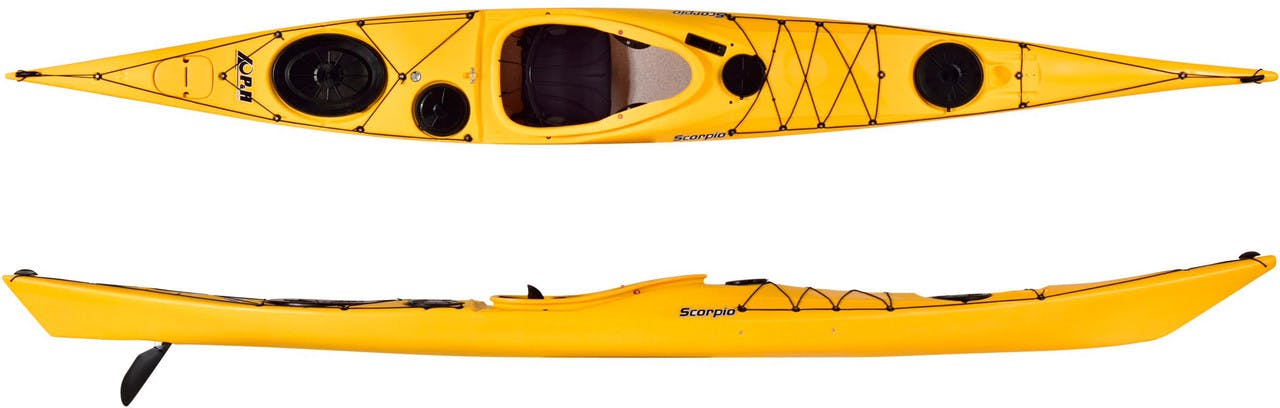 Kayak Scorpio MKII MV CX avec dérive Rayon de soleil