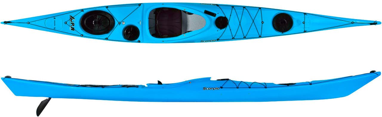 Scorpio MKII MV CX Kayak with Skeg Turquoise