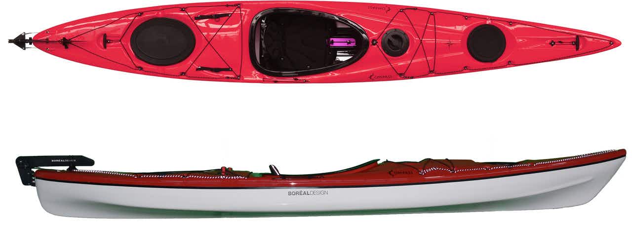 Compass SR140 Ultralight Kayak Red/White