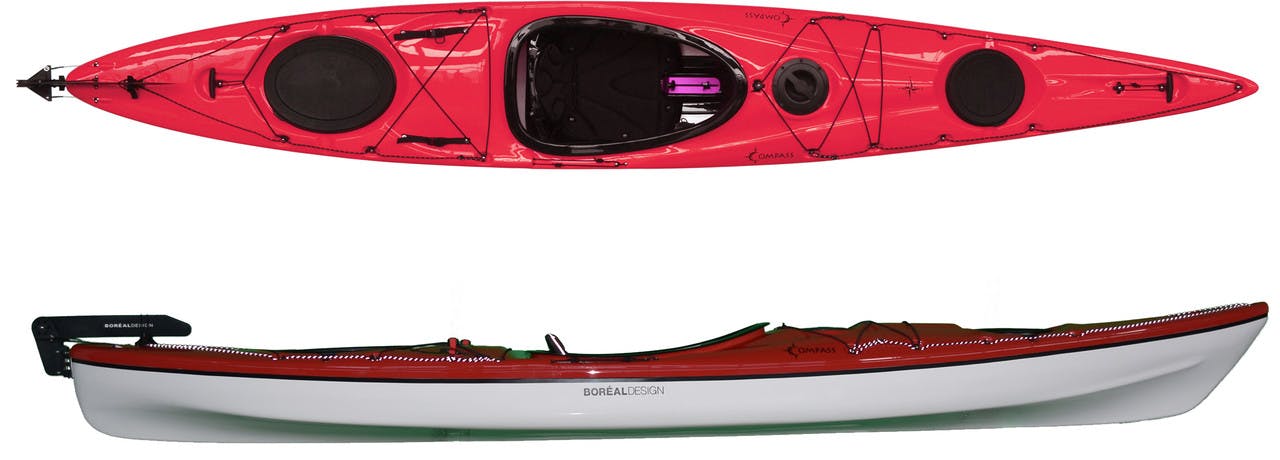 Kayak Compass SR140 Ultralight Rouge/Blanc