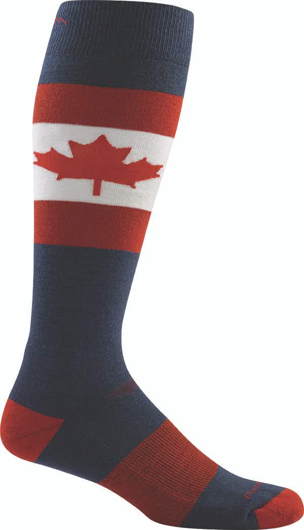 Yeti Lightweight Ski Socks O Canada Maple