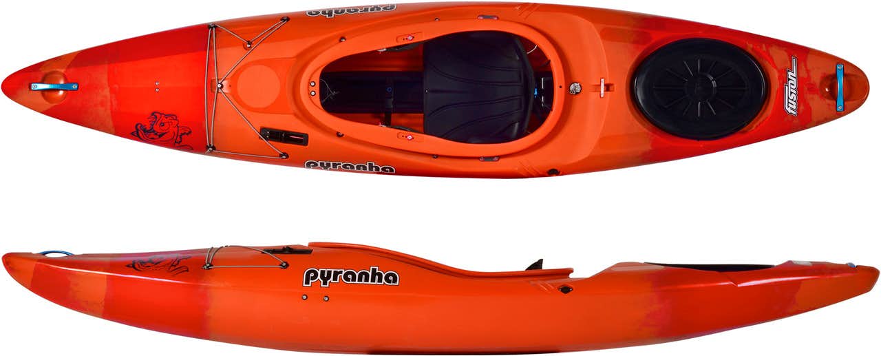 Kayak Fusion II avec ensemble de calage Stout 2 Soda orange
