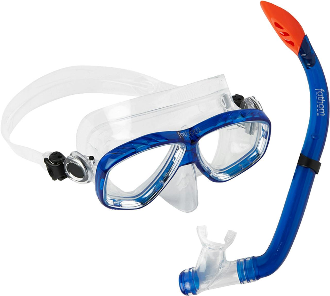 Cozumel Mask and Snorkel Blue/Clear