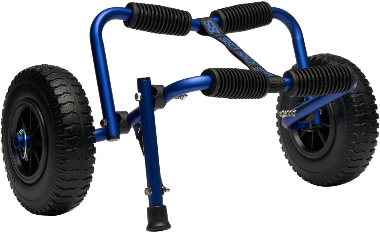 Chariot Ultralight pour kayak Bleu aluminium anodisé