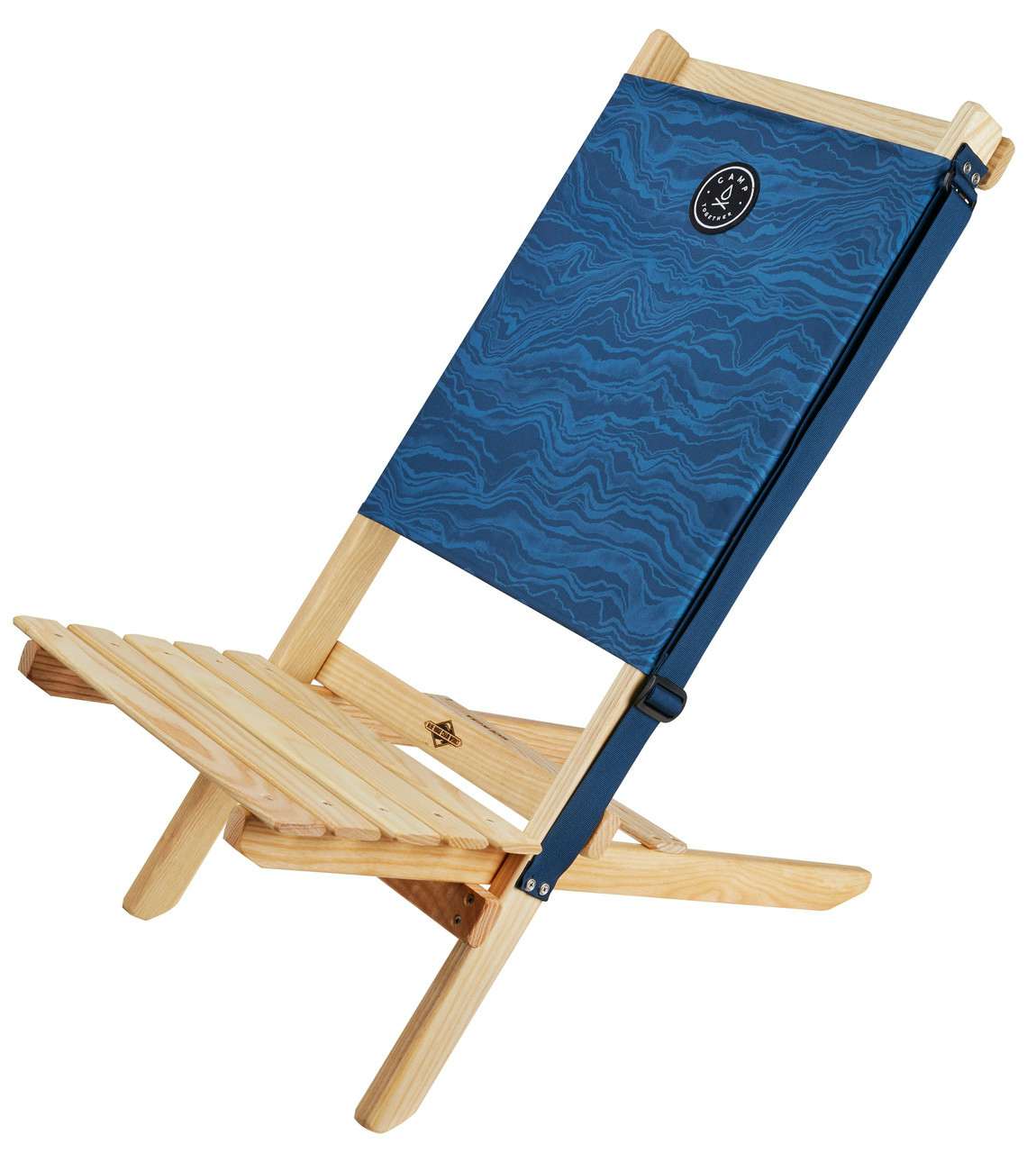 Chaise en bois Blue Ridge Denim foncé