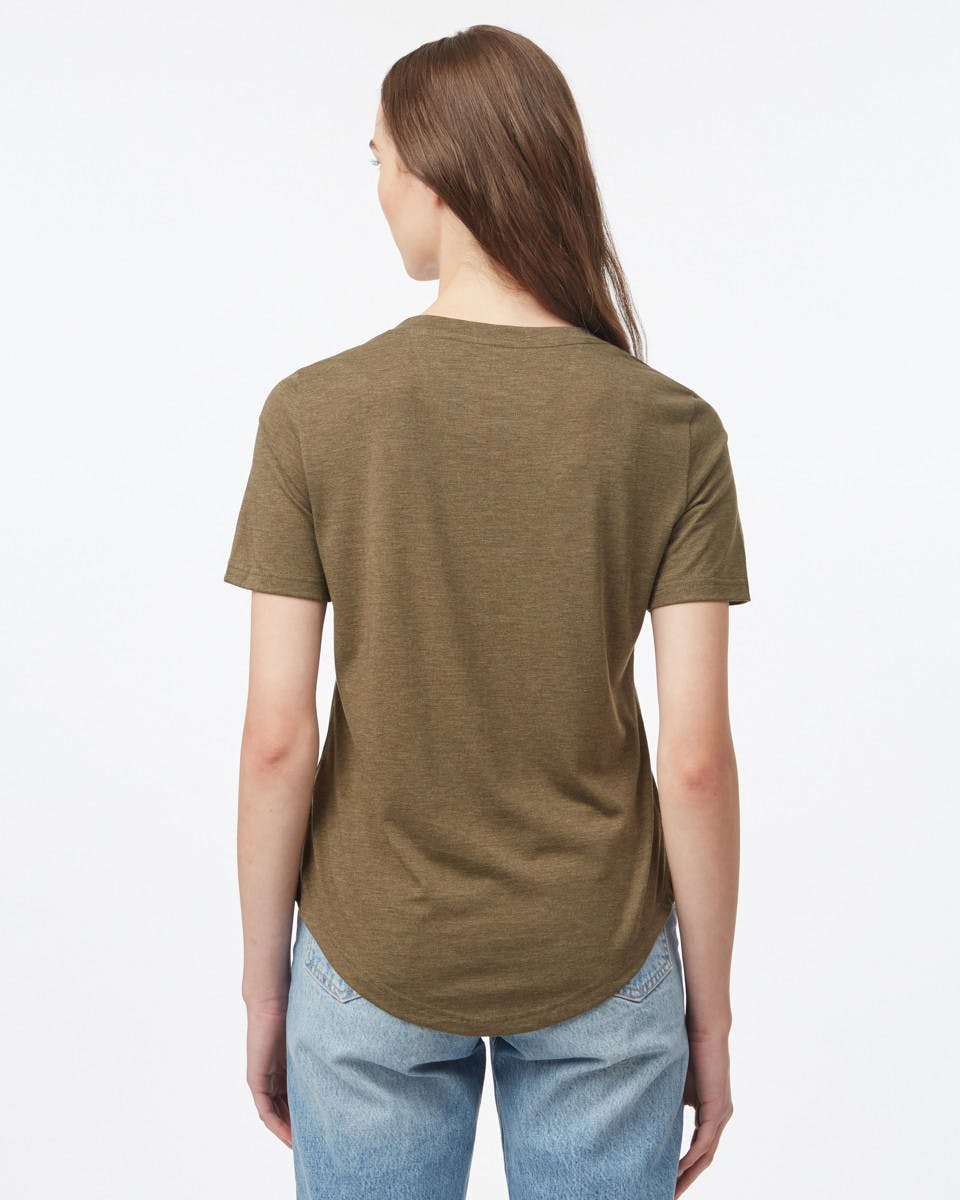 T-Shirt Treeblend Uniforme vert chiné