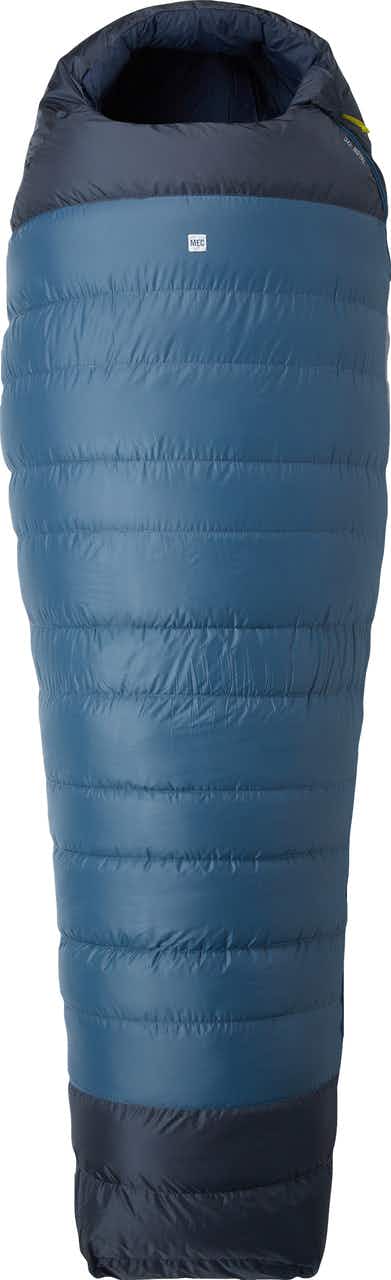 Sac de couchage en duvet Talon -17 °C Bleu nordiques/Charbon
