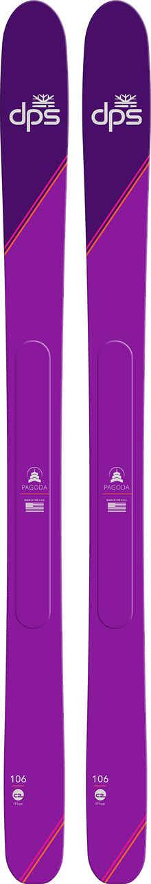 Pagoda 106C2 Skis Purple