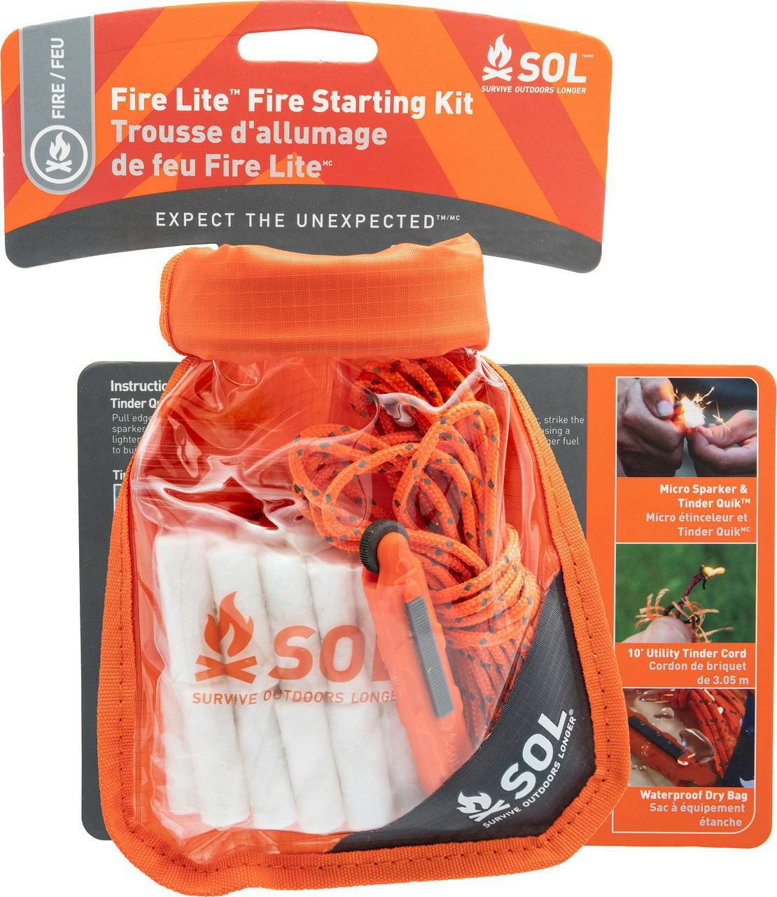 Fire Lite Kit in Dry Bag NO_COLOUR