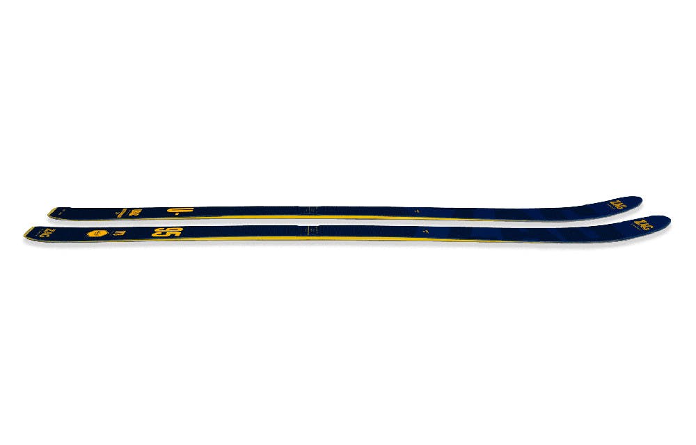 UBAC 95 Skis Dark Blue/Yellow