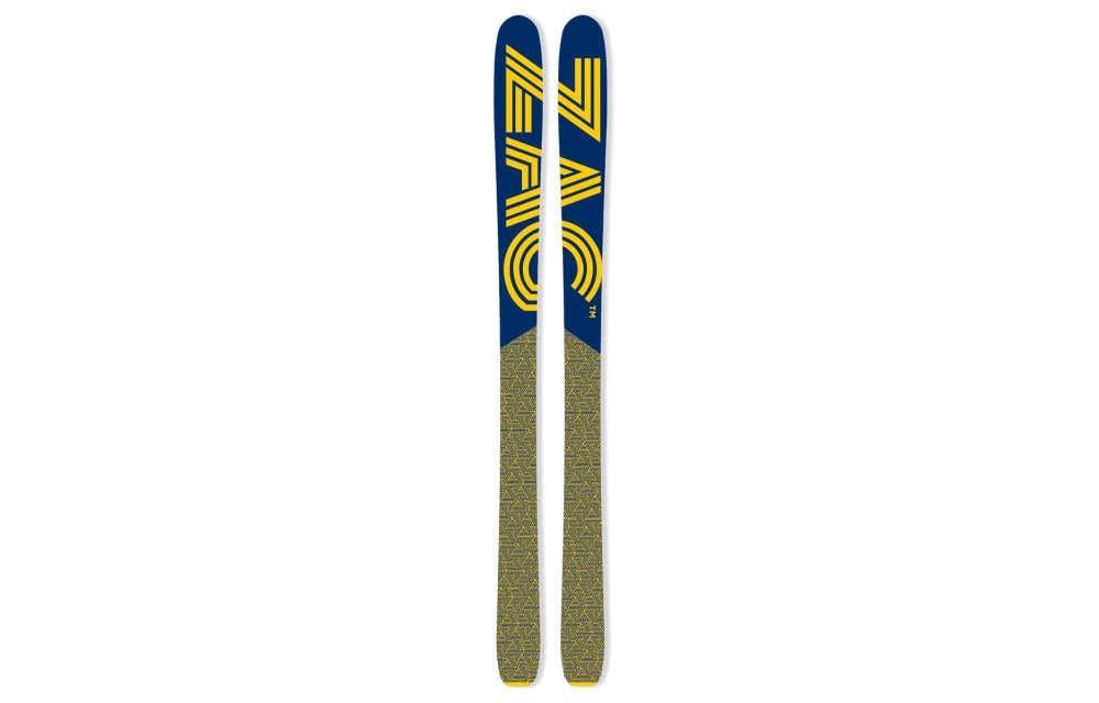 Skis UBAC 95 Bleu Foncé/Jaune