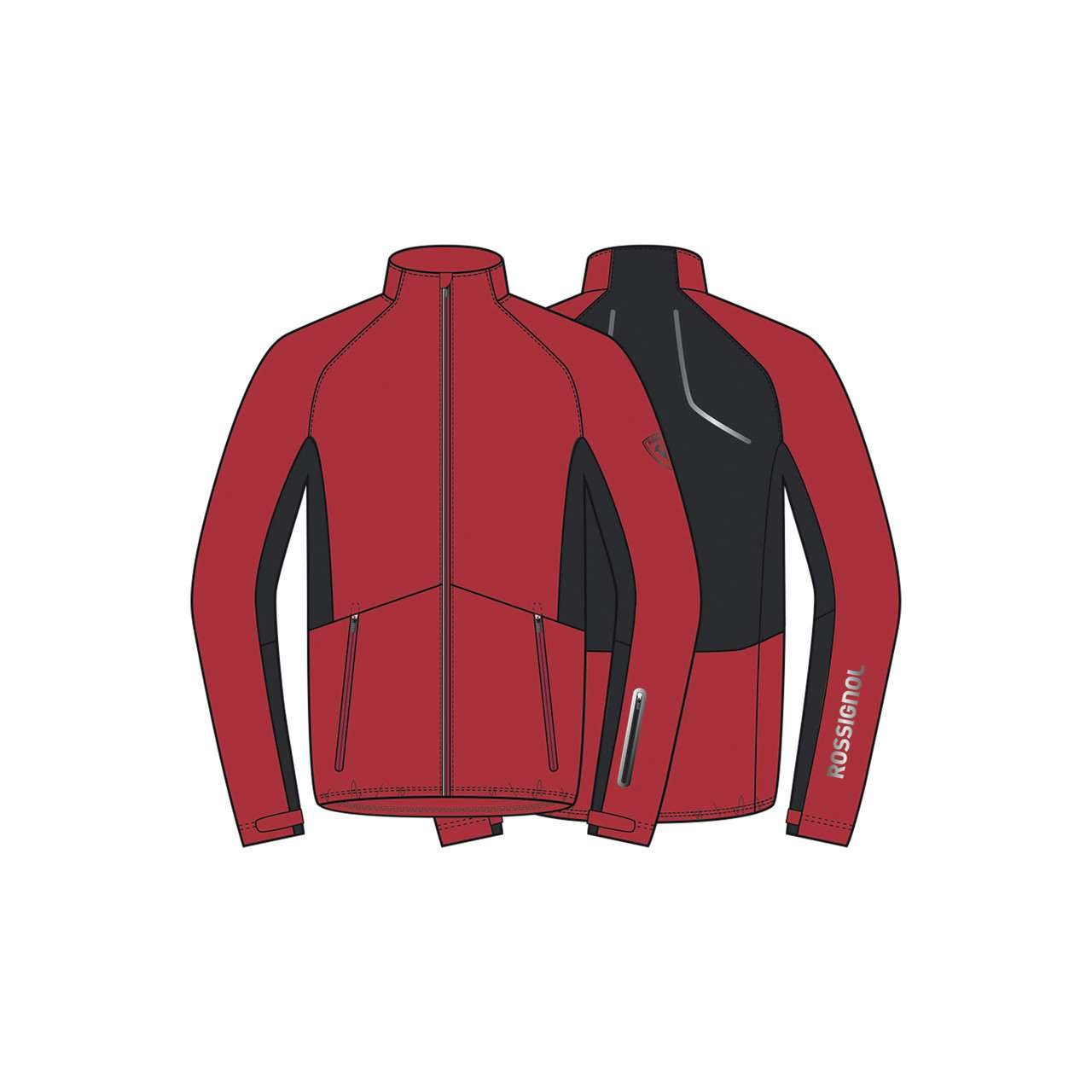 Softshell Jacket Sports Red