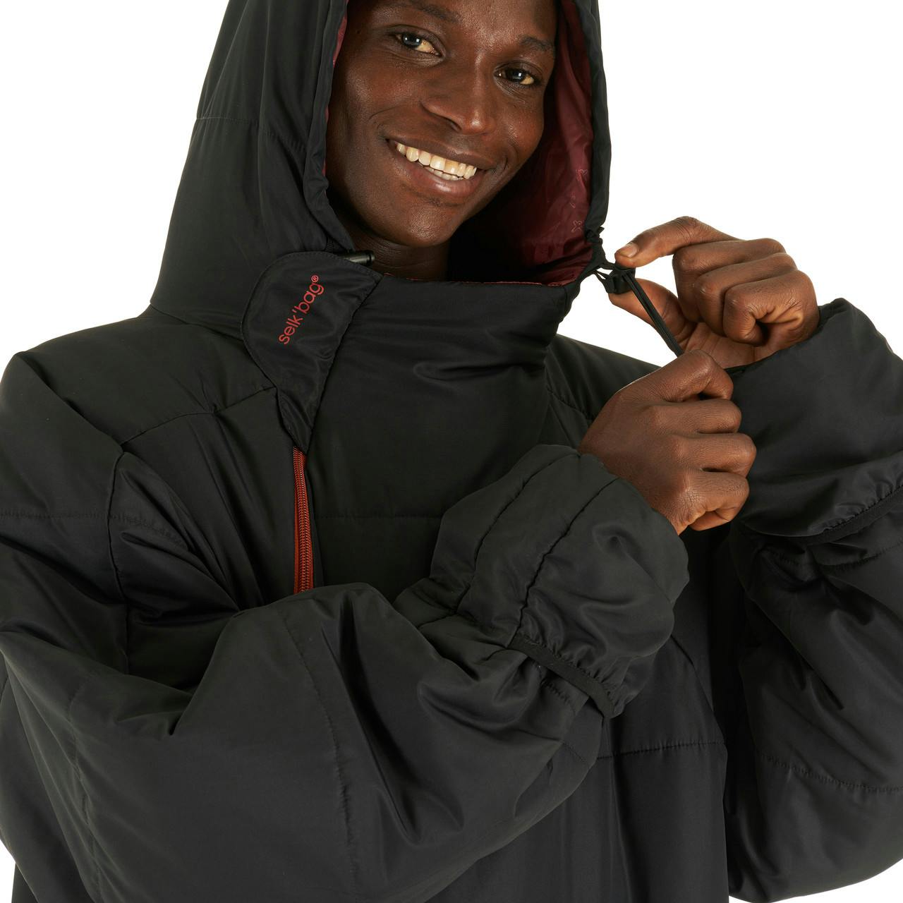 Lite Wearable Sleeping Bag Black Terracotta