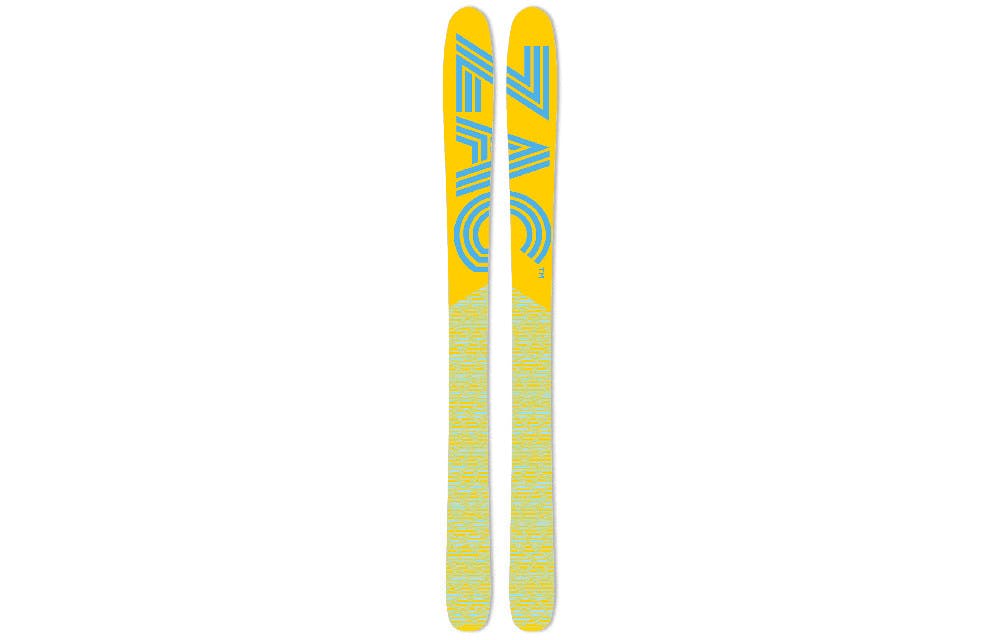 Skis UBAC Lady 102 Bleu clair/Jaune