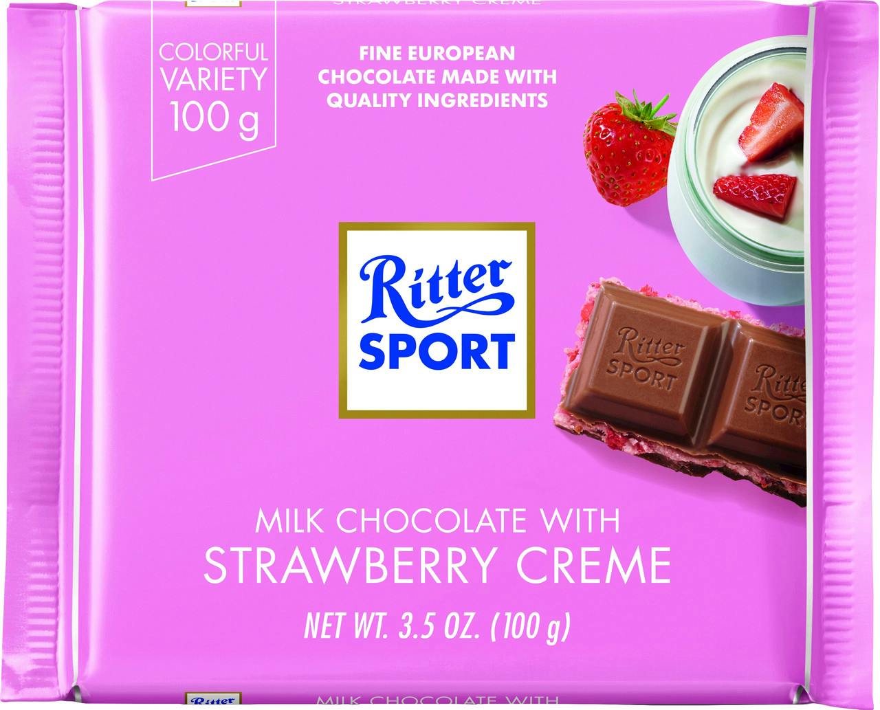 Tablette de chocolat à la crème de fraises NO_COLOUR