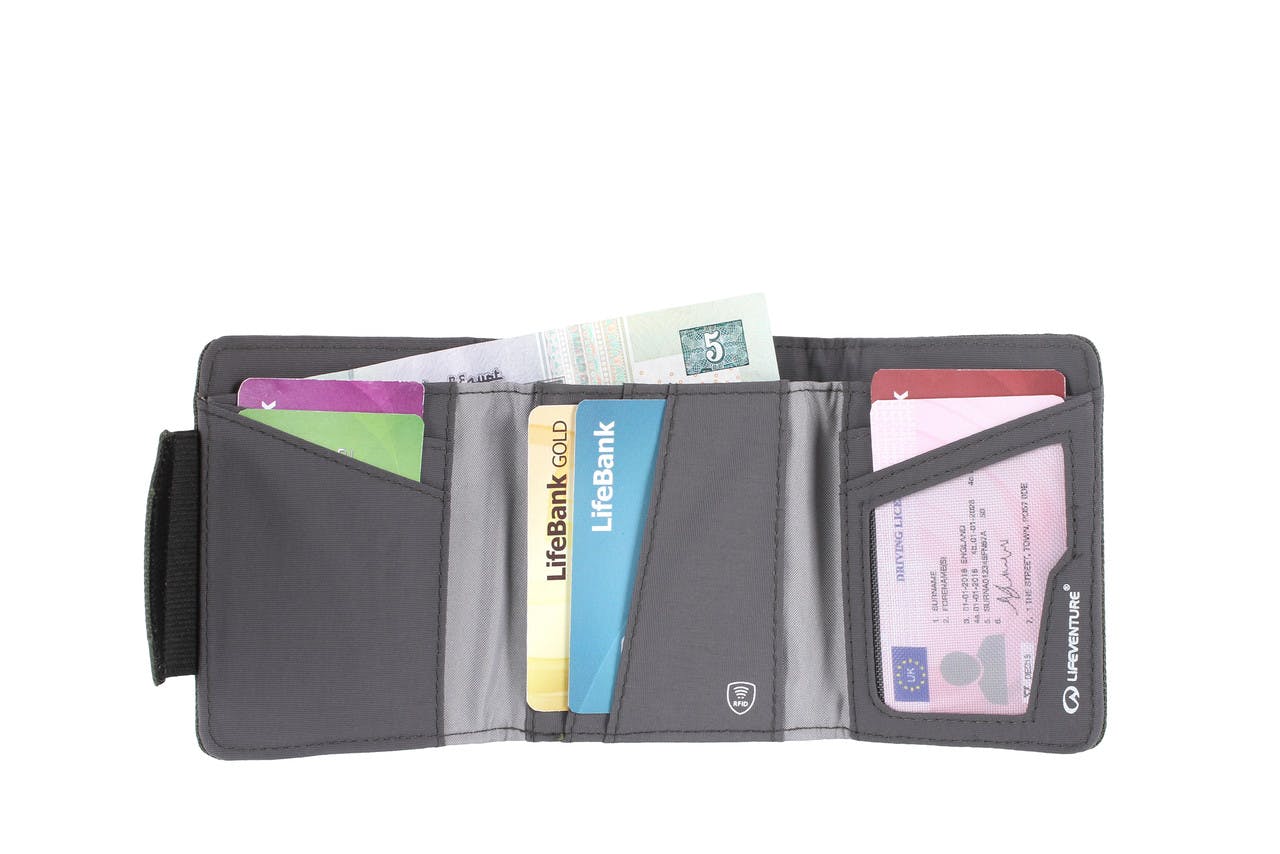 RFID Recycled Wallet Grey