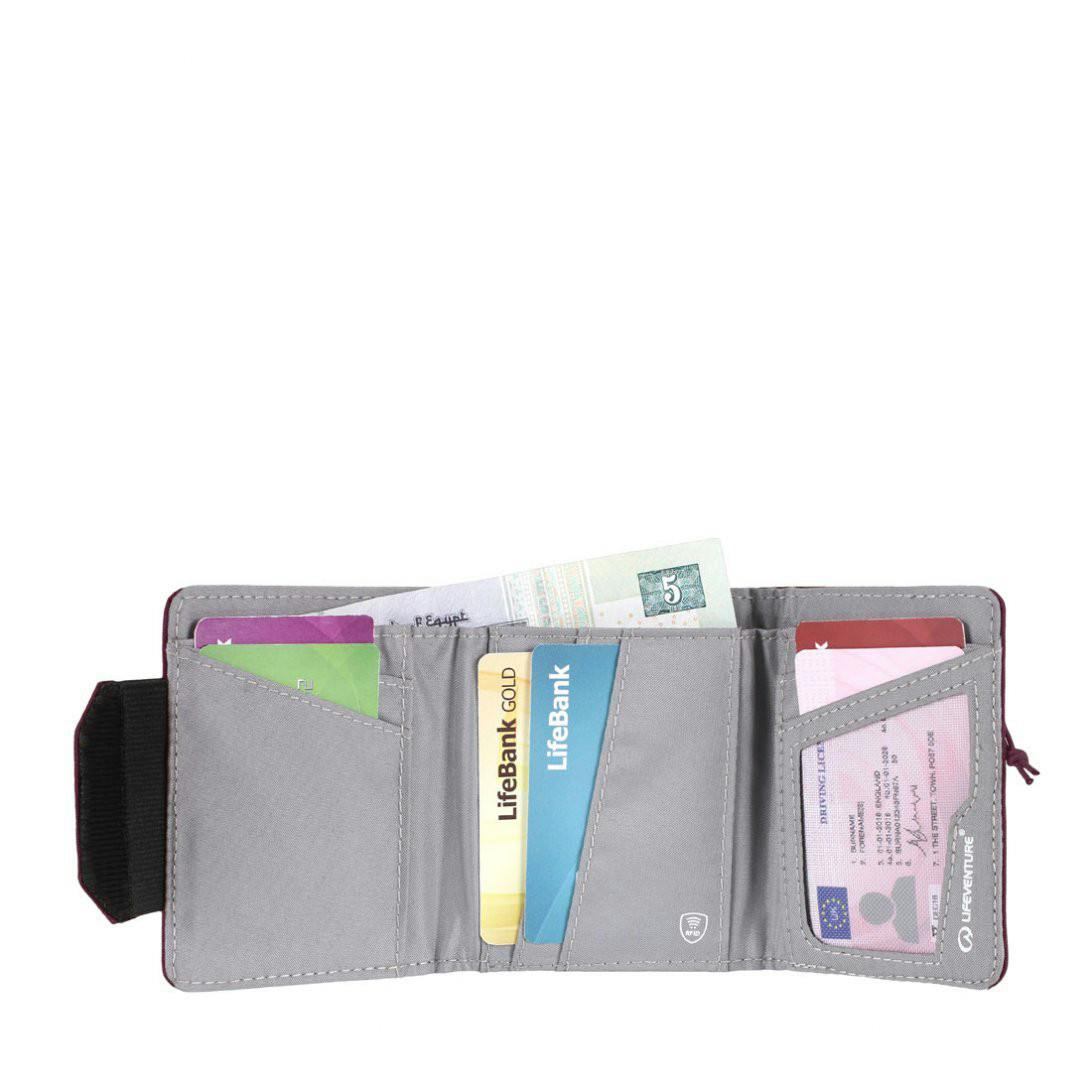RFID Recycled Wallet Plum