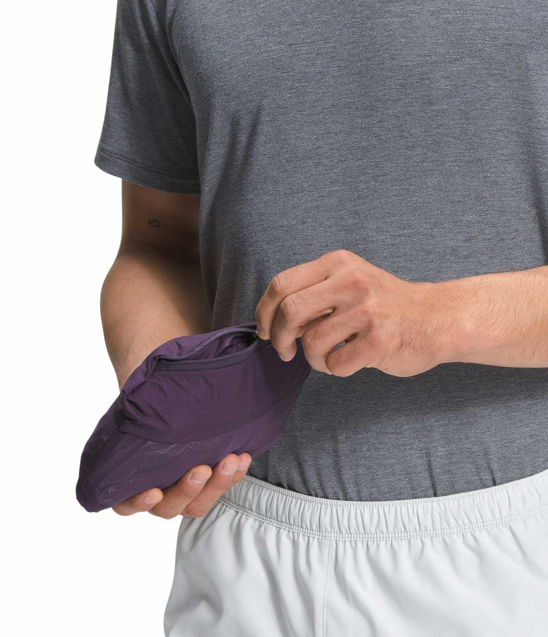 Printed First Dawn Packable Jacket Dark Eggplant Purple Part