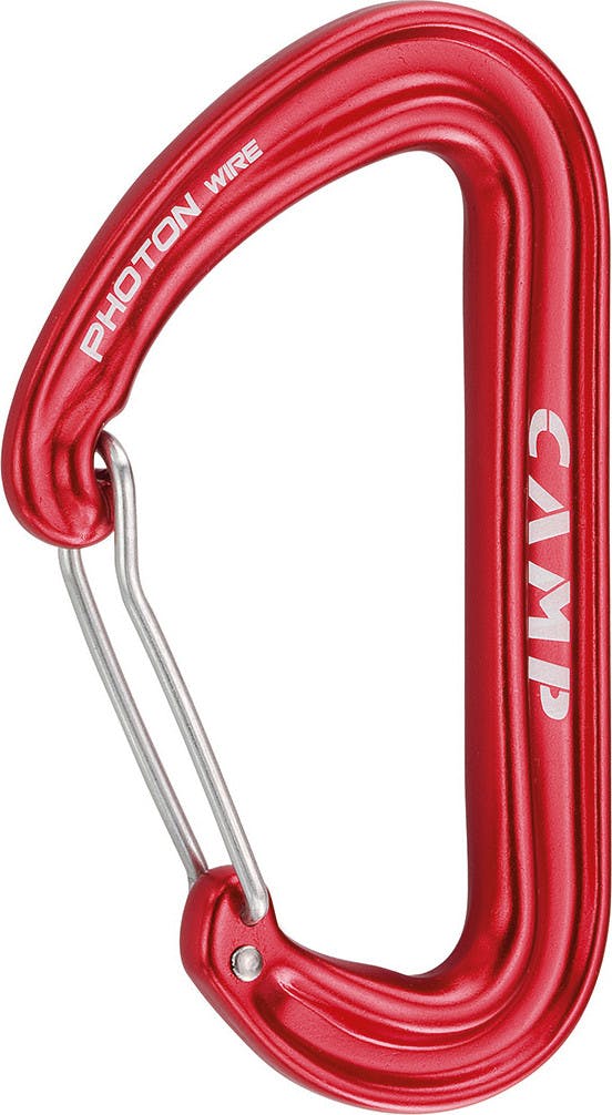 Photon Wire Carabiner Red
