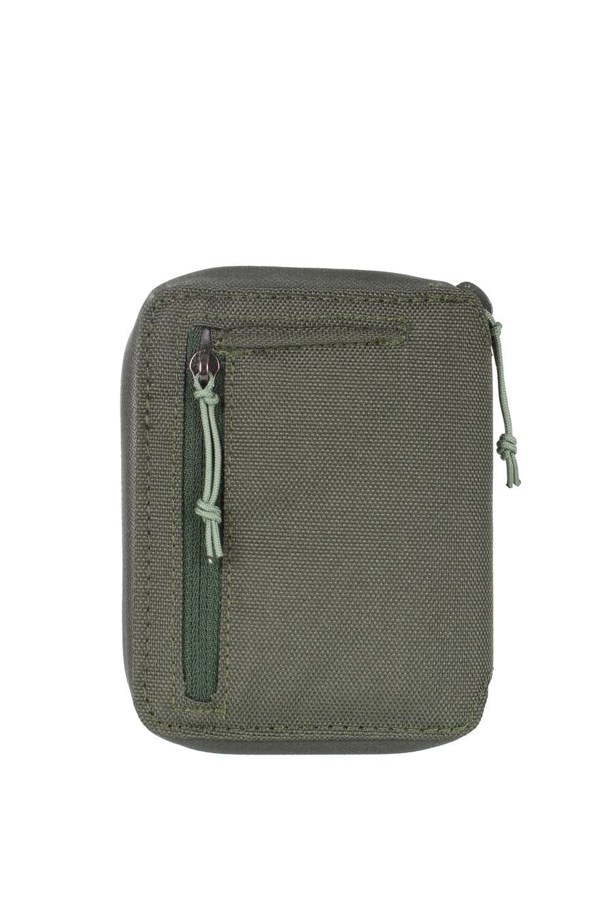 RFID Recycled Bi-Fold Wallet Olive