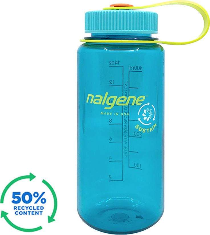Sustain Wide Mouth Water Bottle 500ml Cerulean