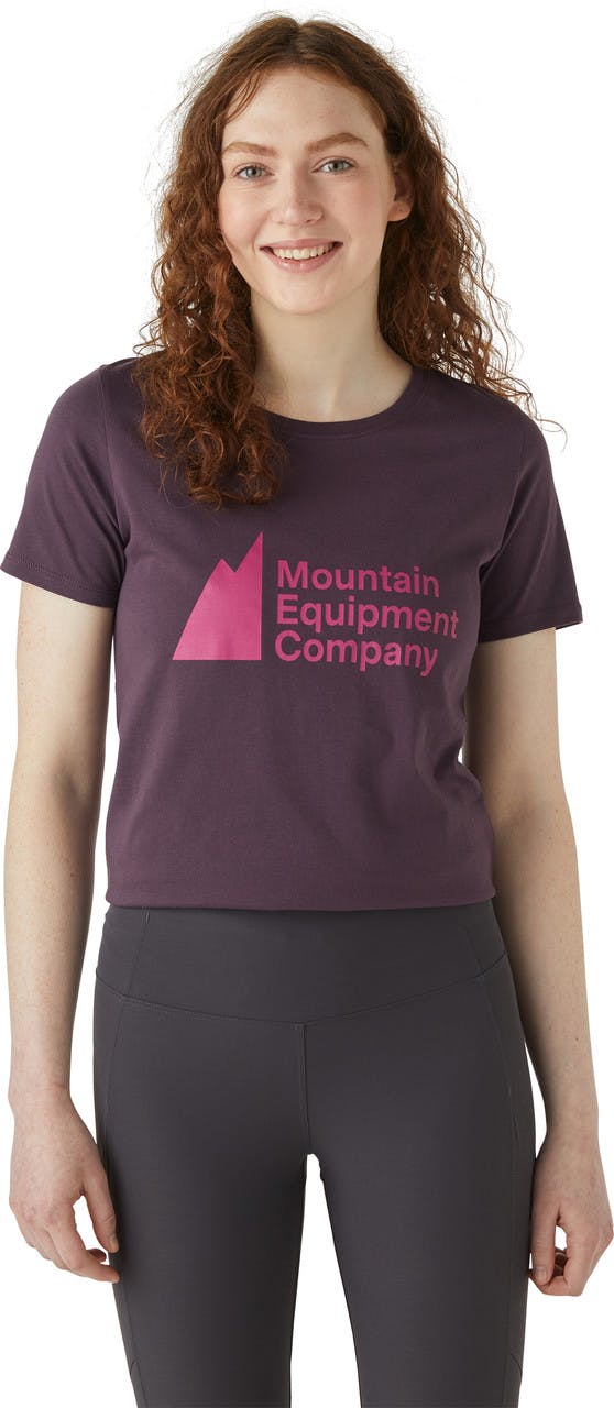 Logo Short Sleeve T-Shirt Plum Perfect Mountain Log