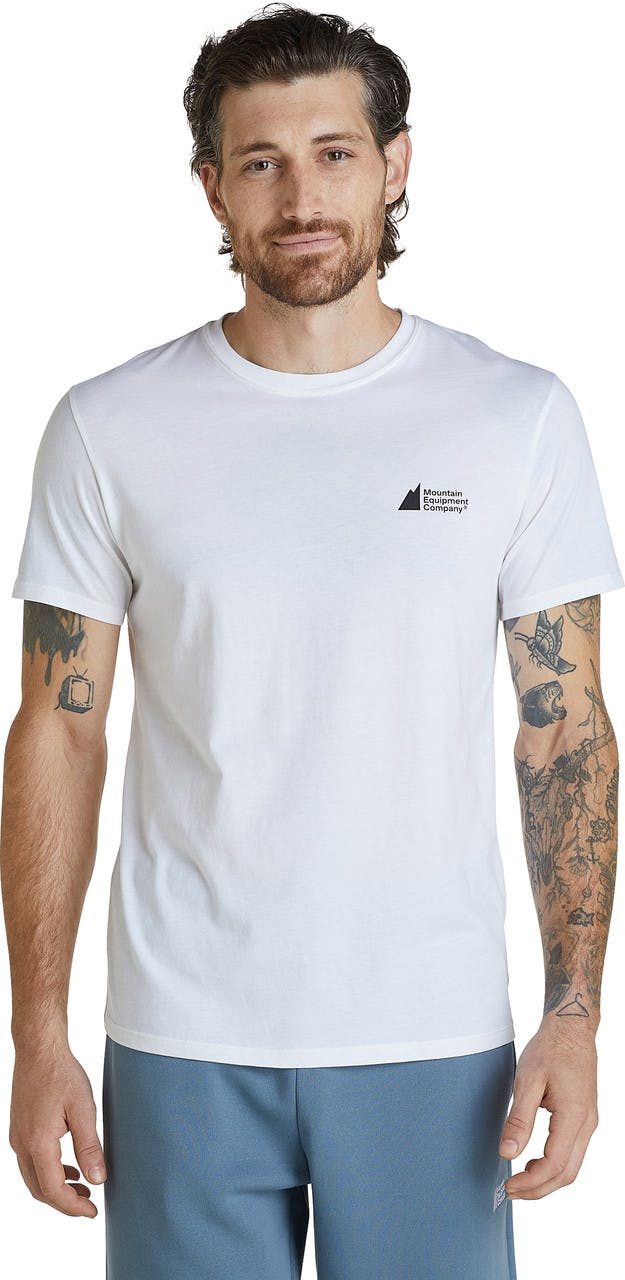 T-shirt certifié équitable avec logo Blanc