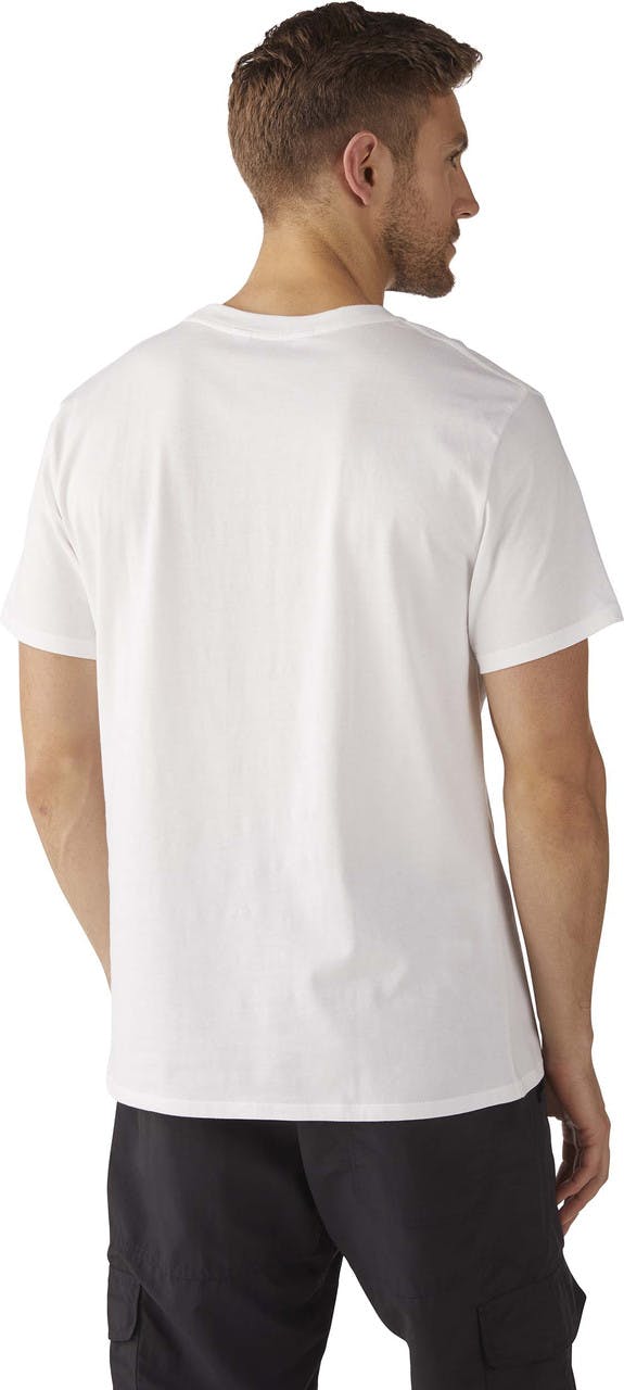 Fair Trade Logo Short Sleeve T-Shirt White/Mountain Green Logo