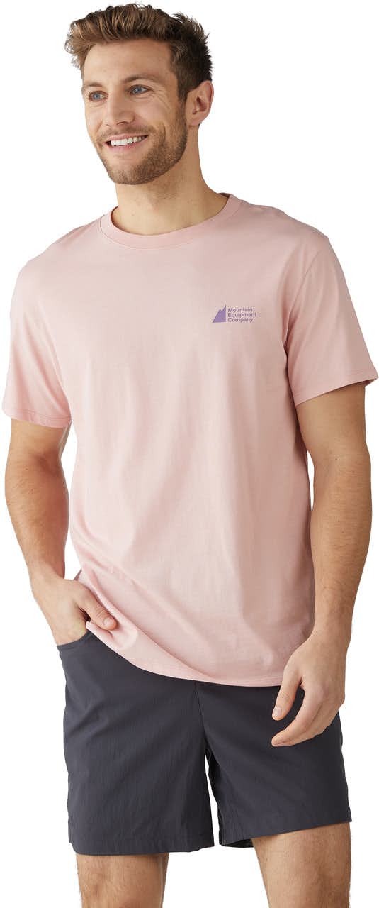 Fair Trade Logo Short Sleeve T-Shirt Aura Pink/Grape Logo