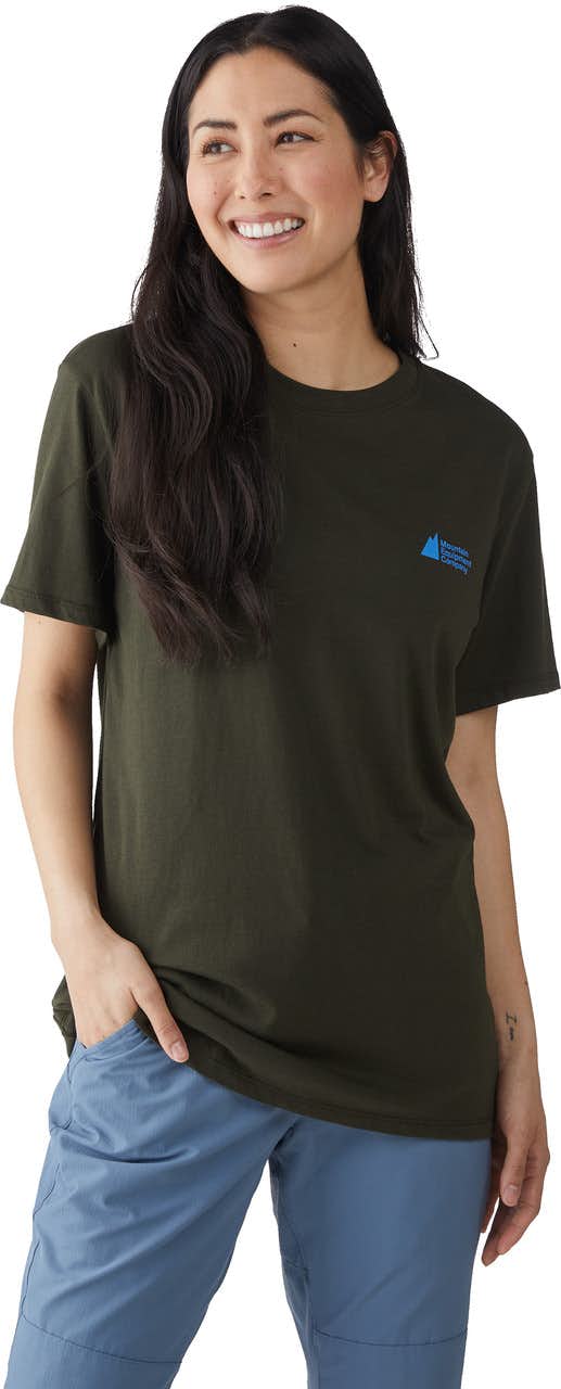 Fair Trade Logo Short Sleeve T-Shirt Rosin/Blue Logo