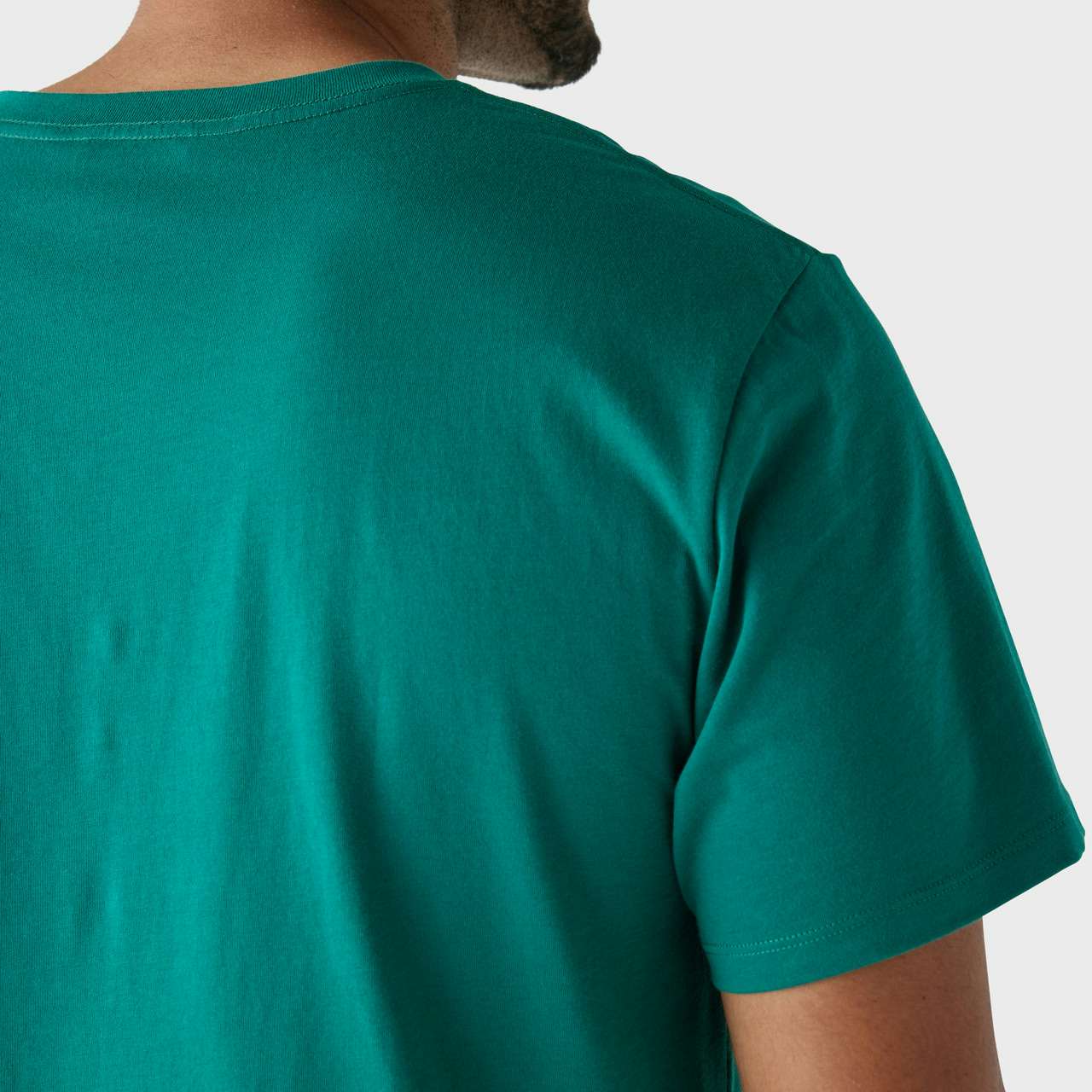 Fair Trade Logo Short Sleeve T-Shirt Alpine Green/Wild Berry L