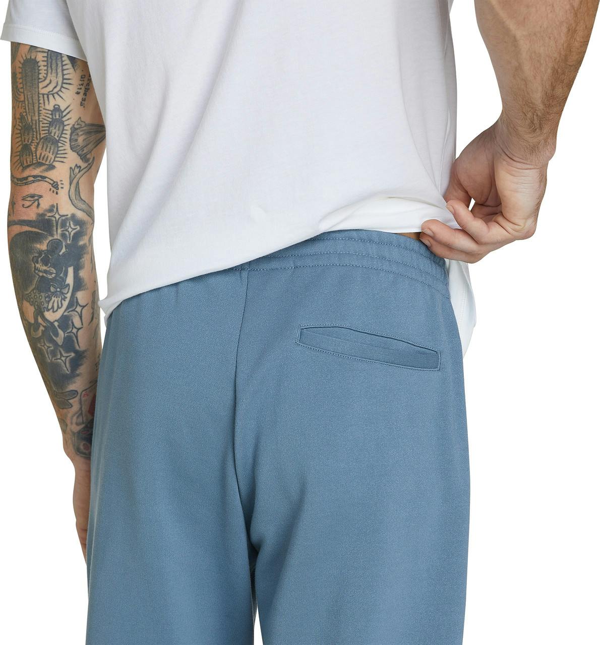 Pantalon jogger logo Bleu rétro