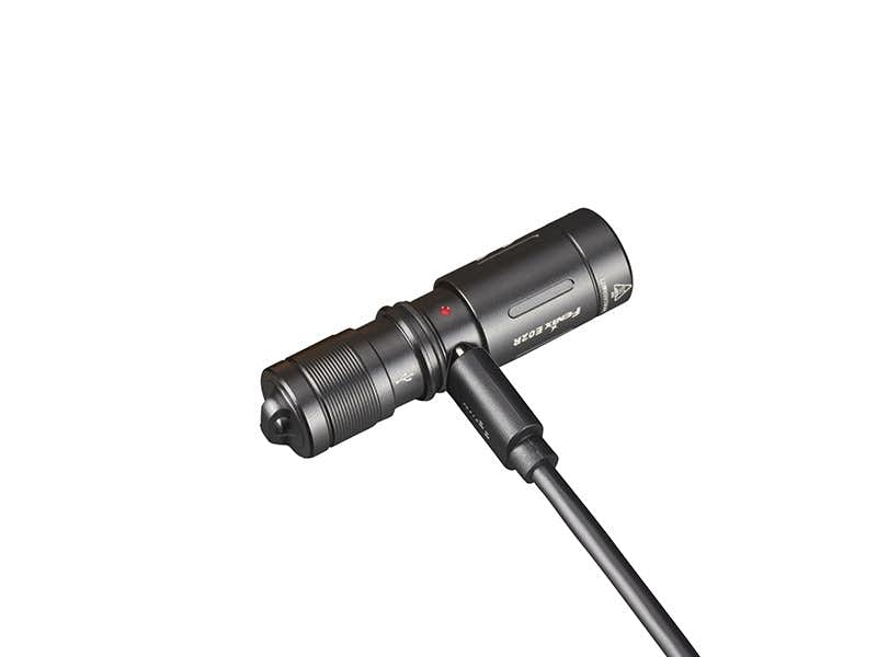 Minilampe de poche rechargeable E02R Noir