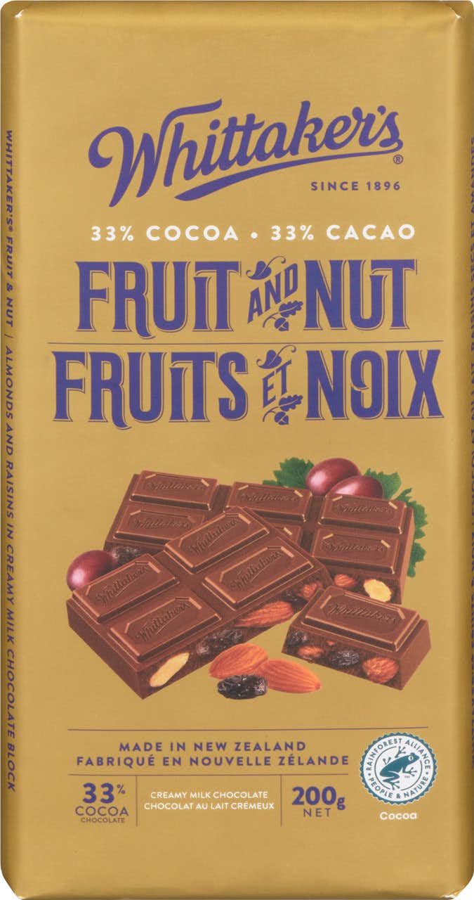 Chocolat aux fruits et noix NO_COLOUR