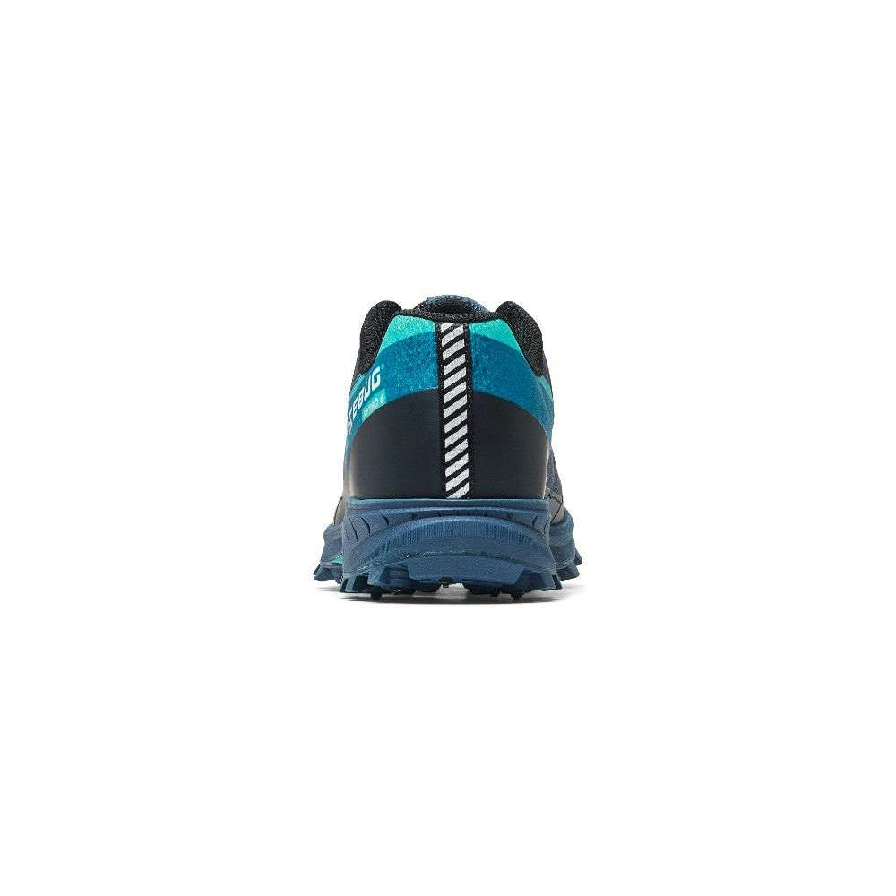 Pytho6 BUGrip Traction Trail Running Shoes Dark Blue/Mint