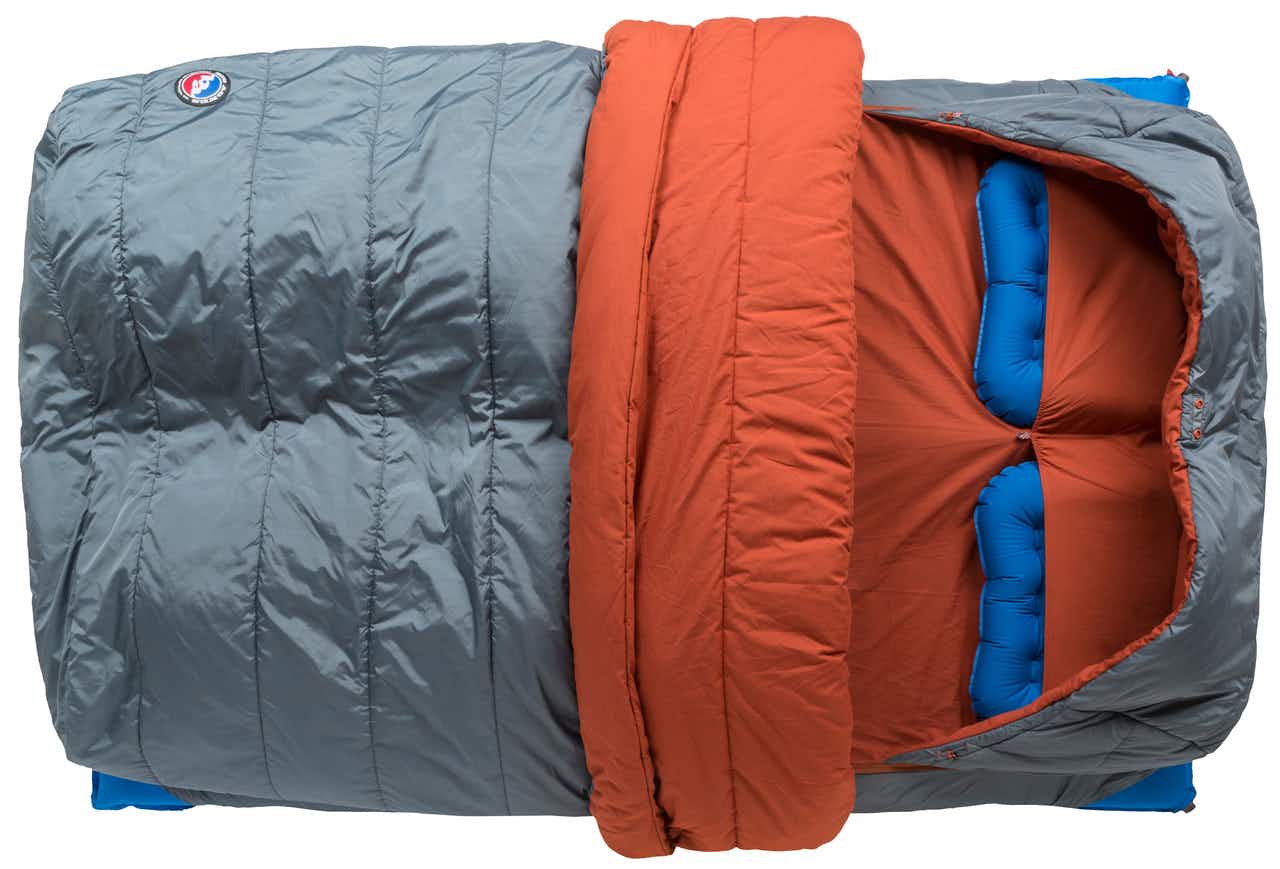 Dream Island -7C Double Sleeping Bag Slate/Orange