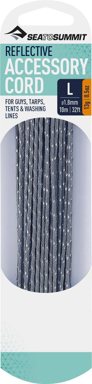 Corde accessoire réfléchissante de 3 mm (5 m) Gris